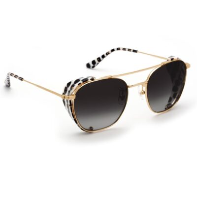 KREWE Women’S | Earhart Blinker | Matte Black + 24K Domino